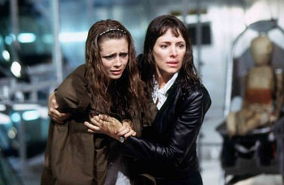 Film still from Octane-2 women frightened